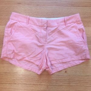 J. crew shorts size 6, muted orange color